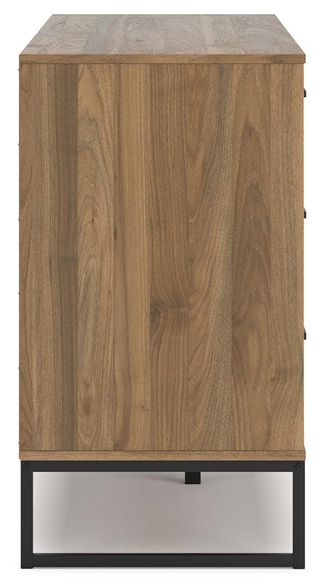 Deanlow Honey Dresser by Ashley at Eve Furniture