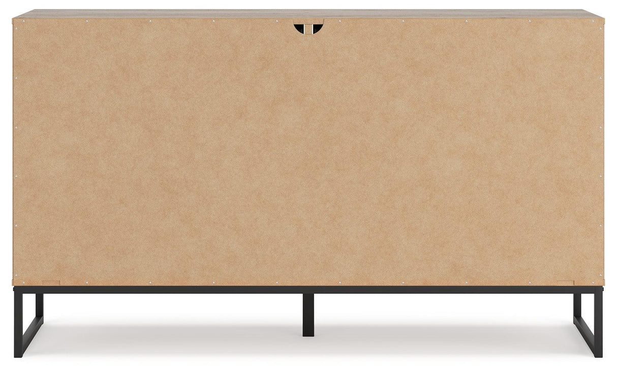 Deanlow Honey Dresser by Ashley at Eve Furniture