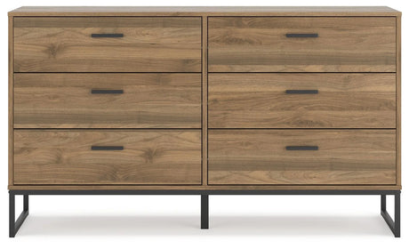 Deanlow Honey Dresser by Ashley at Eve Furniture