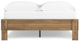 Deanlow Honey Full Platform Bed by Ashley at Eve Furniture
