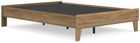 Deanlow Honey Full Platform Bed by Ashley at Eve Furniture