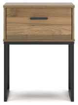Deanlow Honey Nightstand by Ashley at Eve Furniture