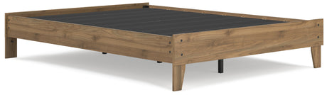 Deanlow Honey Queen Platform Base Bed by Ashley at Eve Furniture