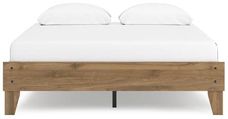 Deanlow Honey Queen Platform Base Bed by Ashley at Eve Furniture