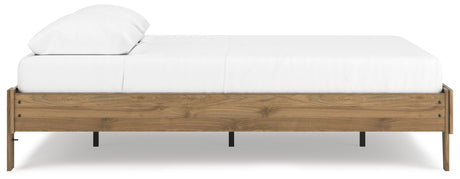 Deanlow Honey Queen Platform Base Bed by Ashley at Eve Furniture