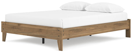 Deanlow Honey Queen Platform Bed by Ashley at Eve Furniture