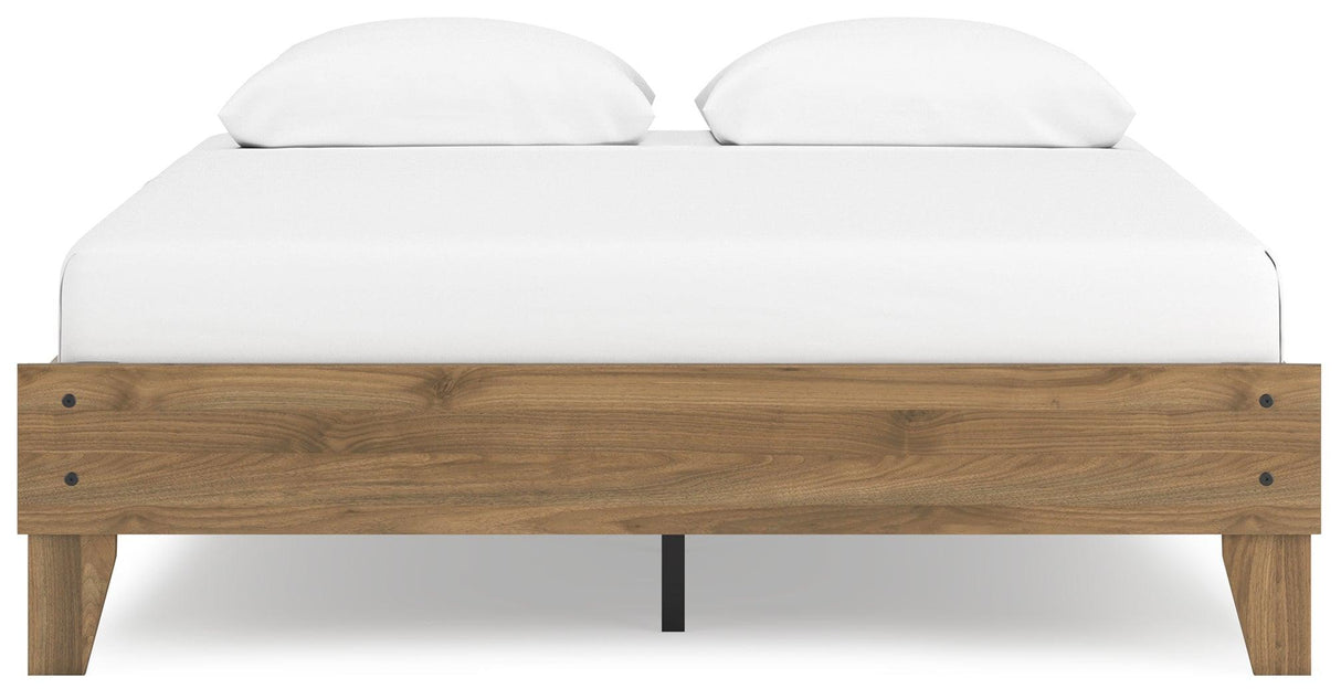 Deanlow Honey Queen Platform Bed by Ashley at Eve Furniture