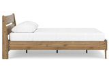 Deanlow Honey Queen Platform Panel Bed by Ashley at Eve Furniture