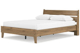 Deanlow Honey Queen Platform Panel Bed by Ashley at Eve Furniture