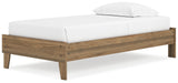 Deanlow Honey Twin Platform Base Bed by Ashley at Eve Furniture