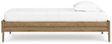Deanlow Honey Twin Platform Base Bed by Ashley at Eve Furniture