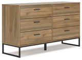 Deanlow Honey Youth Bookcase Corner Storage Bedroom Set by Ashley at Eve Furniture