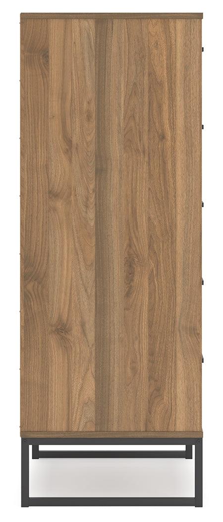 Deanlow Honey Chest of Drawers by Ashley at Eve Furniture