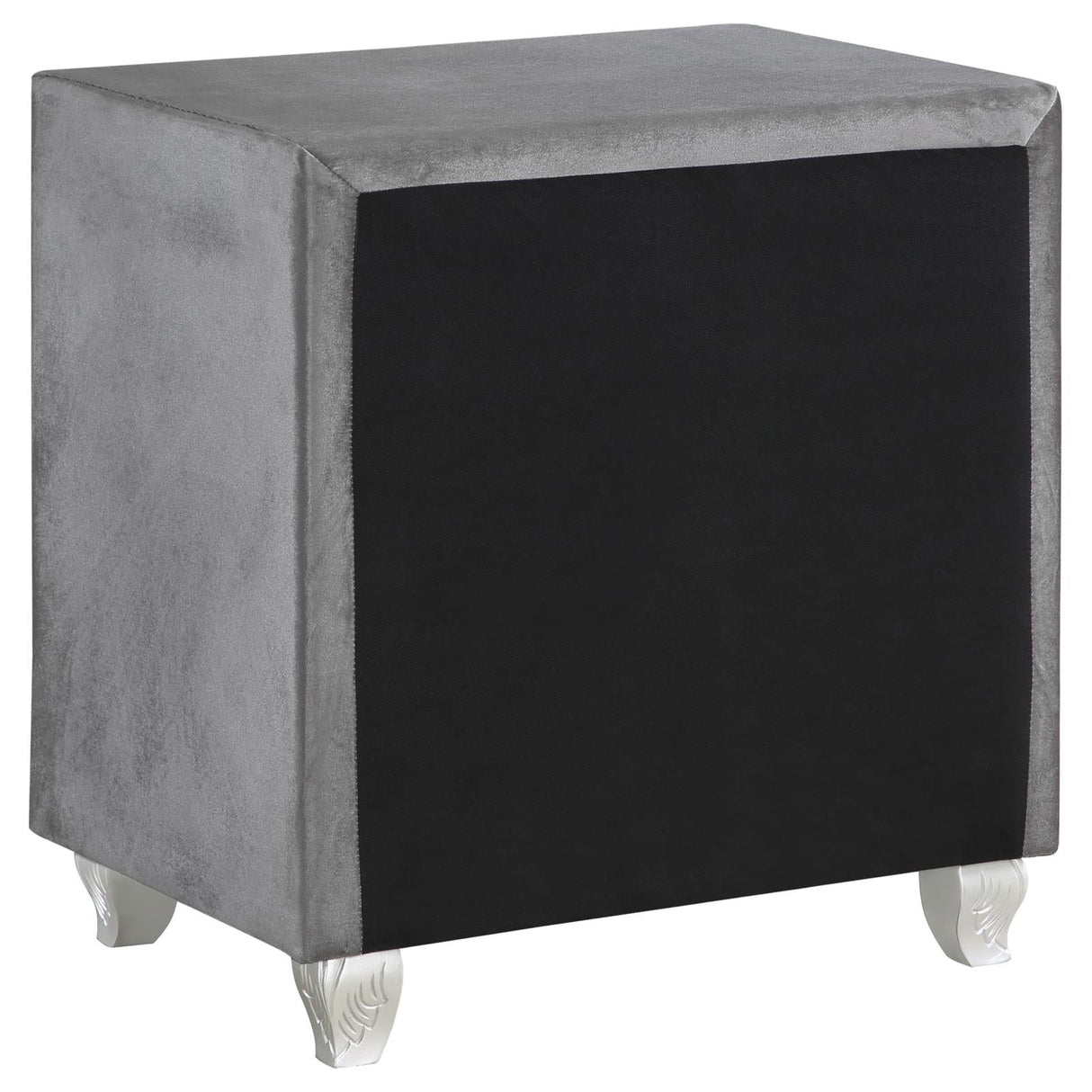 Deanna 2-Drawer Rectangular Nightstand Gray