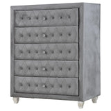 Deanna Gray 5-Drawer Rectangular Chest