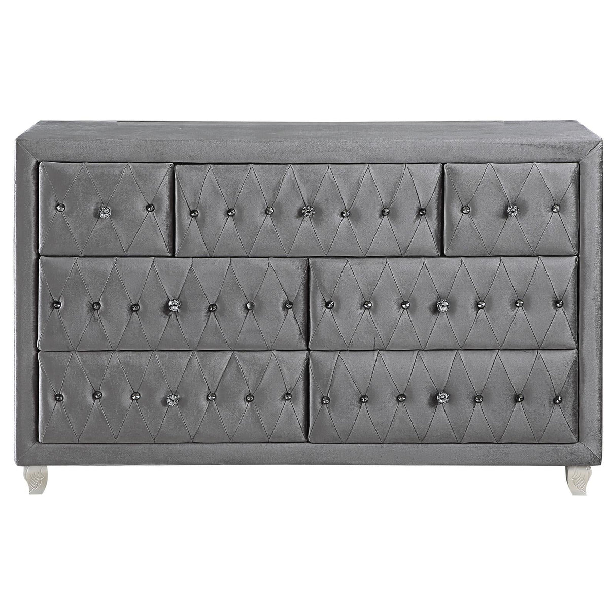 Deanna Gray 7-Drawer Rectangular Dresser