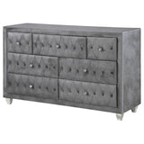 Deanna Gray 7-Drawer Rectangular Dresser