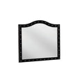 Deanna Black Button Tufted Mirror by Coaster at Eve Furniture