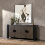 Deaven 4 Door Buffet - Toasted Brown by Classic Home at Eve Furniture