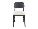 Deaven Black Upholstered Dining Chair Oak (Set of 2) by Classic Home at Eve Furniture
