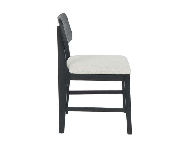 Deaven Black Upholstered Dining Chair Oak (Set of 2) by Classic Home at Eve Furniture