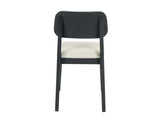 Deaven Black Upholstered Dining Chair Oak (Set of 2) by Classic Home at Eve Furniture