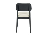 Deaven Black Upholstered Dining Chair Oak (Set of 2) by Classic Home at Eve Furniture