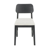 Deaven Dining Chair Set of 2 - Black by Classic Home at Eve Furniture