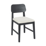Deaven Dining Chair Set of 2 - Black by Classic Home at Eve Furniture