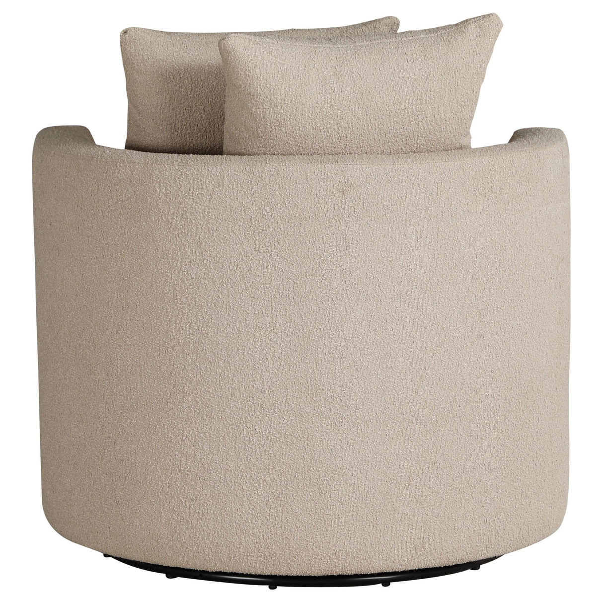 Debbie Camel Upholstered Swivel Accent Chair by Coaster at Eve Furniture
