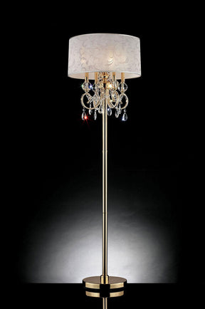 Deborah Gold Floor Lamp by Furniture of America at Eve Furniture