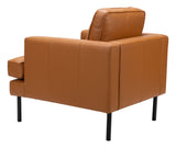 Decade Brown Armchair by Zuomod at Eve Furniture