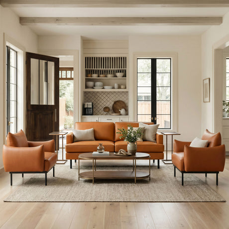 Decade Brown Sofa by Zuomod at Eve Furniture