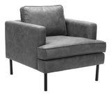 Decade Vintage Gray Armchair by Zuomod at Eve Furniture
