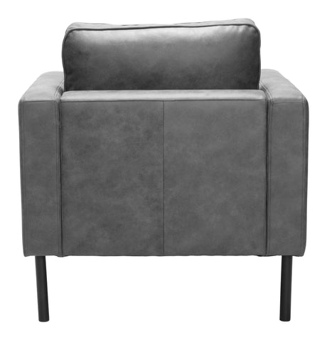 Decade Vintage Gray Armchair by Zuomod at Eve Furniture
