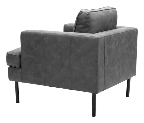 Decade Vintage Gray Armchair by Zuomod at Eve Furniture