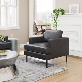Decade Vintage Gray Armchair by Zuomod at Eve Furniture