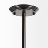 Decarlo II Black/Gold Metal Multi-Arm Thirteen Light Chandelier by Mercana at Eve Furniture