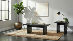 Decker Black 2-Piece Coffee and End Table Set by Coaster at Eve Furniture