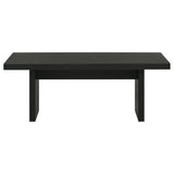 Decker Black 47-Inch Rectangular Cocktail Coffee Table by Coaster at Eve Furniture