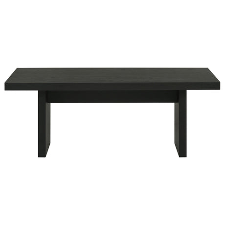 Decker Black 47-Inch Rectangular Cocktail Coffee Table by Coaster at Eve Furniture