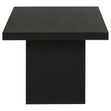 Decker Black 47-Inch Rectangular Cocktail Coffee Table by Coaster at Eve Furniture