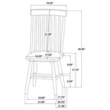 Decker Black 7-Piece 82-inch Rectangular Dining Set by Coaster at Eve Furniture