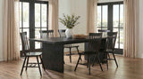 Decker Black 7-Piece 82-inch Rectangular Dining Set by Coaster at Eve Furniture