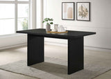 Decker Black 70-inch Rectangular Wood Counter Height Dining Table by Coaster at Eve Furniture