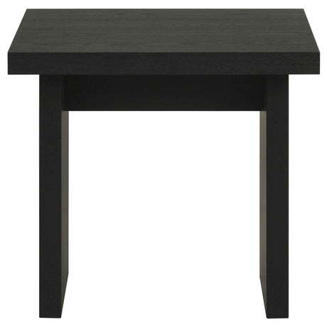 Decker Black Square Occasional Side End Table by Coaster at Eve Furniture