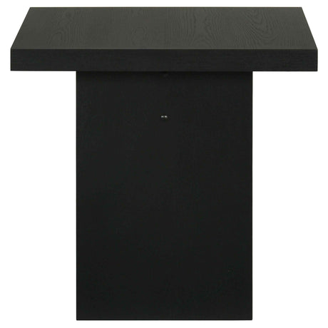 Decker Black Square Occasional Side End Table by Coaster at Eve Furniture