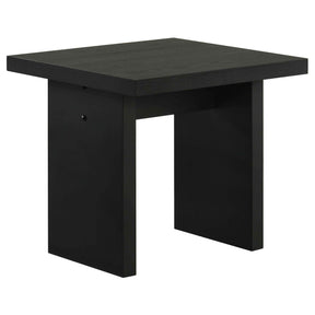 Decker Black Square Occasional Side End Table by Coaster at Eve Furniture