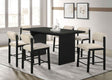 Decker Cream/Black 7-piece 70-inch Rectangular Counter Height Dining Set by Coaster at Eve Furniture