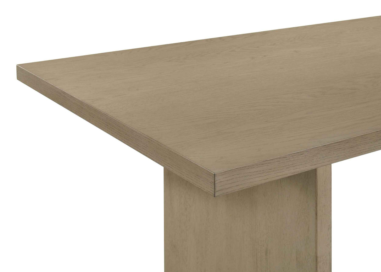Decker Cream/Natural Oak 7-piece 82-inch Rectangular Dining Set by Coaster at Eve Furniture